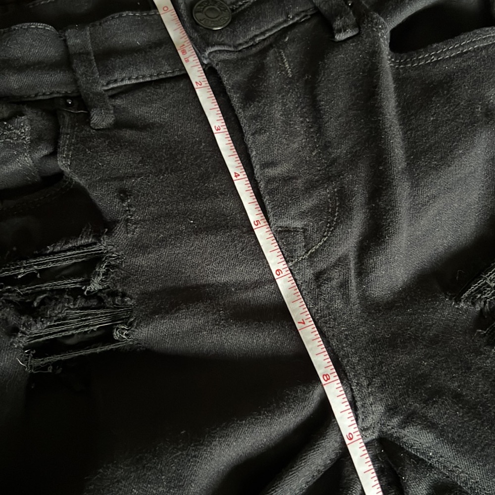 Express Mid-Rise Jean Legging Ripped - Picture 4 of 4